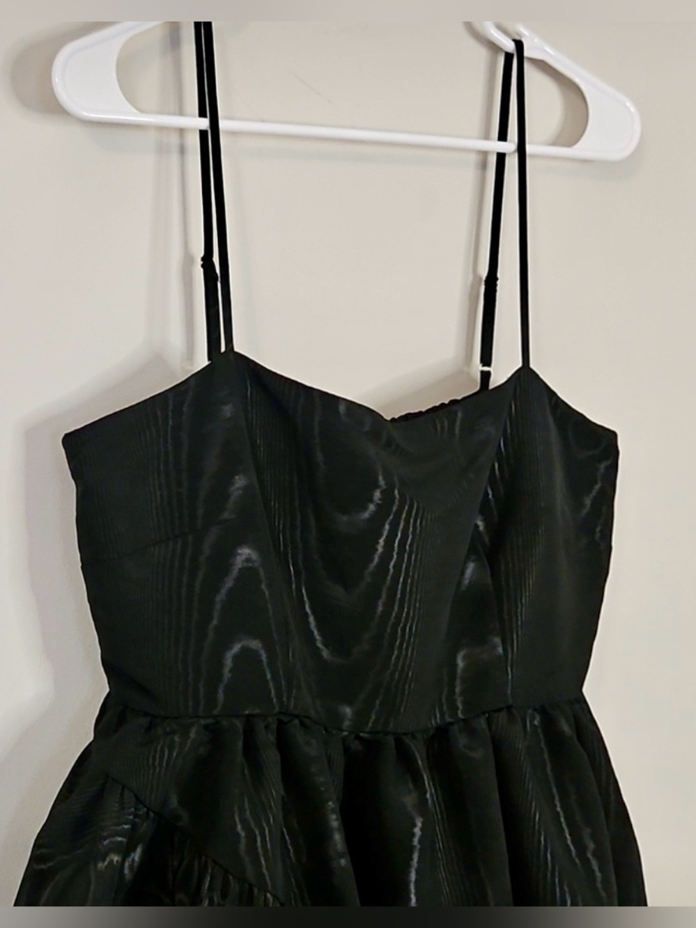 Kate Spade, Black Asymmetric Tiered Midi Dress, NWT, Small, P2P:17” - Picture 4 of 9